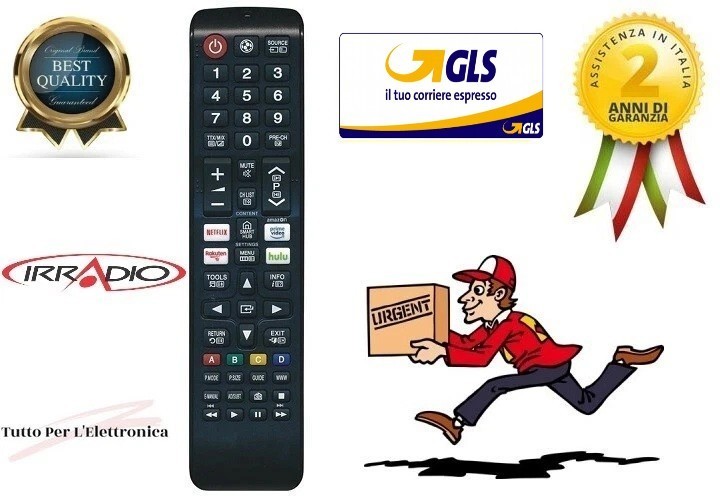 Telecomando universale TV SAMSUNG Lcd Led Smart TV 3D come Originale DIGIQUEST
