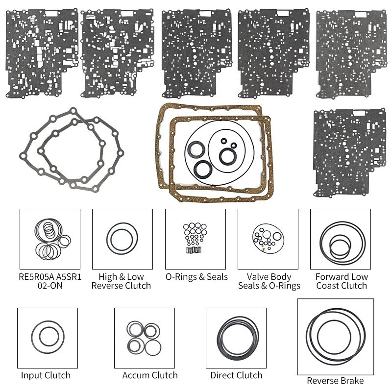 Fits Nissan TITAN 5.6L RE5R05A Transmission Master Rebuild Kit Overhaul Clutches - Image 3 of 4