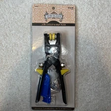 Sew-ology 2-In-1 Eyelet & Snap Plier-With Eyelets And Snaps NEW in Package