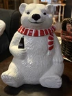 Coca-Cola Polar Bear Cookie Jar 1996 Vintage Authorized Collection- Preowned