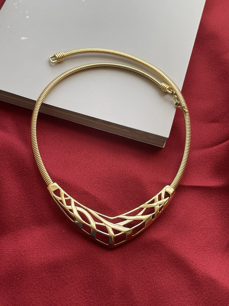 25+ Trifari Gold Choker Fashion Necklaces & Pendants for sale