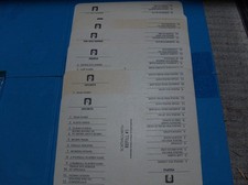 SCATTERGORIES REFILL 1 1989 Milton Bradley 18 card Set - CARDS ONLY