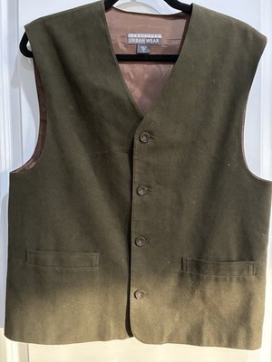 Vintage 90s Structure Men s green vest size s y2k Classic