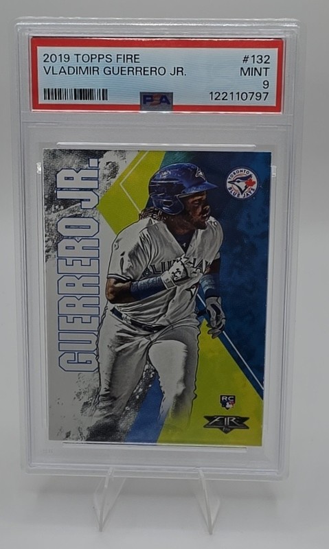 2019 Topps Fire Vladimir Guerrero Jr. RC PSA 9 Toronto Blue Jays