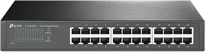 TP-Link TL-SG1024D 24 Port Gigabit Netzwerk Switch Rackmount, 48Gbit/s Switching