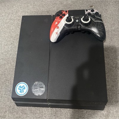 Sony PlayStation 4 Console Black with SCUF Impact Controller. Cables provided
