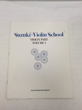 Suzuki Violin School, Violin Part Volume 1 1978 Instruction and Songbook PB Book
