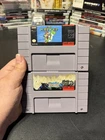 Super Mario World and Equinox Super Nintendo SNES Game Lot Tested And Working
