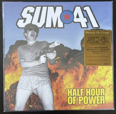 SUM 41 HALF HOUR OF POWER VINYL LP 180 GRAM AUDIOPHILE IMPORT NEW SEALED MINT