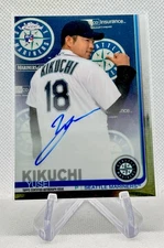 2019 Topps Chrome Yusei Kikuchi Rookie Auto #RA-YK - Mariners/Angels
