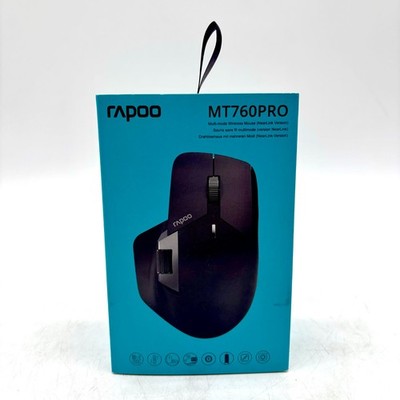 Rapoo Black MT760Pro Multi-mode Wireless Mouse Brand New Open Box
