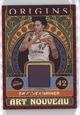 2023 Panini Origins WNBA Art Nouveau Memorabilia Red 3/49 Brittney Griner 3hd