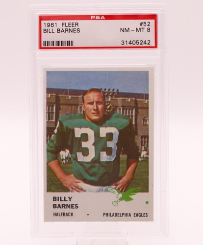 Bill Barnes #52 1961 Fleer card