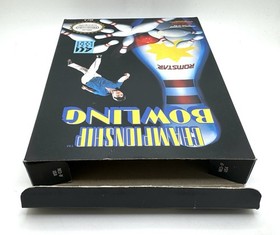 Championship Bowling ( Nintendo NES ) Authentic Tested Complete CIB w/ Poster