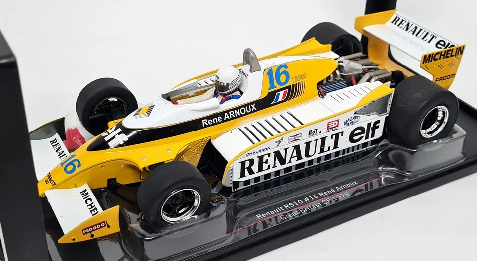 MCG 1/18 Renault RS10 British GP 1979 #16 Rene Arnoux Diecast model F1 car - Image 3 of 4