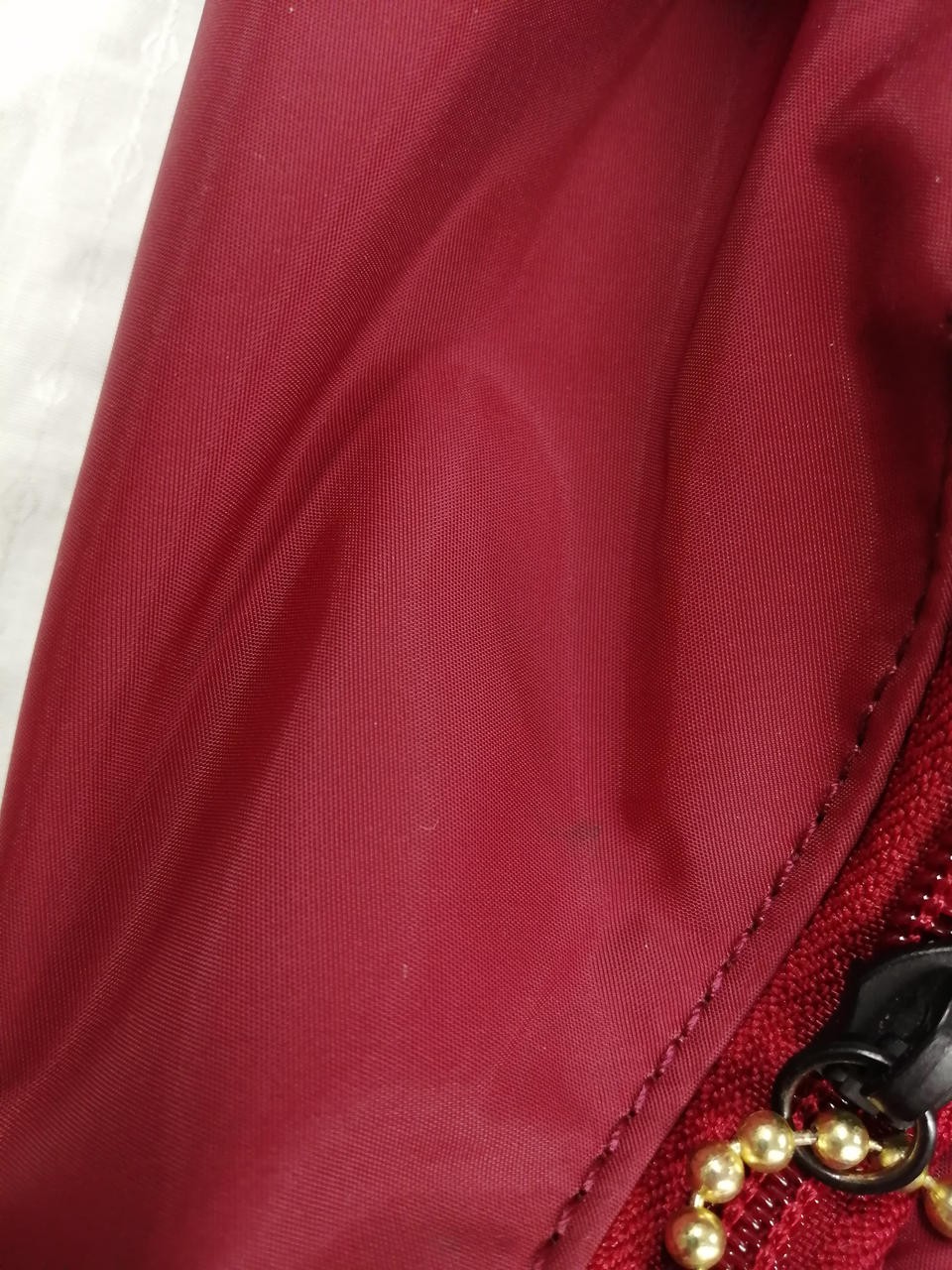 Cape Backpack Model Red Missing Handle Stain Port… - image 13