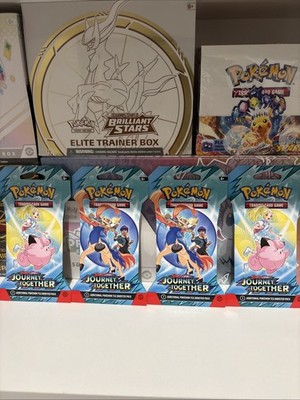 Pokemon Journey Together Sleeved Booster Packs | 4 Total | Fast Shipping 