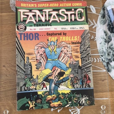 Fantastic Issue No. 88 (1968) Vintage Power Comic Weekly, Rare Marvel US reprint