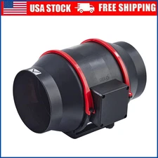 6" Inline Duct Fan Variable Speed Controller HVAC Exhaust Blower Kit Ultra-Quiet