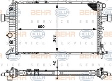 BEHR HELLA SERVICE Motorkühler Wasserkühler 8MK 376 713-014 für OPEL ASTRA CC