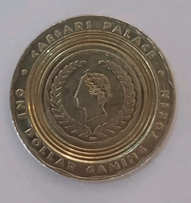 CAESARS PALACE Las Vegas Nevada $1.00 Slot Machine Gaming Token