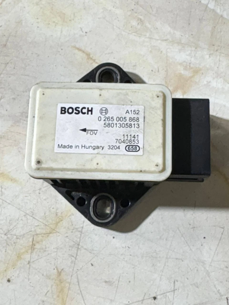 Bosch Iveco Daily ESP yaw rate sensor 5801305813 0265005868