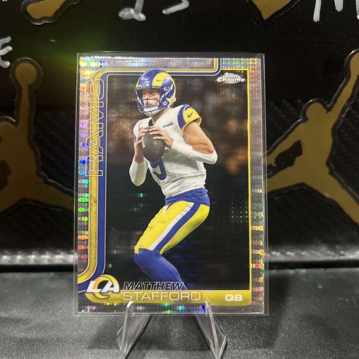 2026 Topps Chrome NFL Football Matthew Stafford Pulsar Parallel