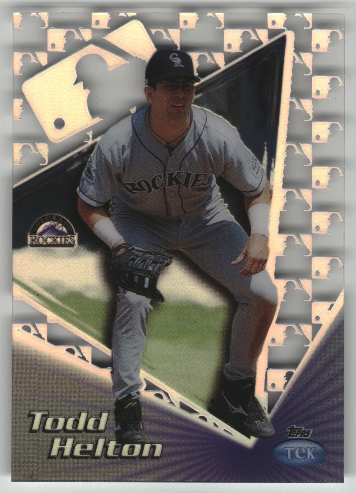 1999 Topps Tek Todd Helton Colorado Rockies Pattern 28 34B P-28 Baseball Card