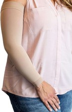 Mediven Comfort Lymphedema Armsleeve 20-30mmHg Micro-Dot Band Caramel Size: II