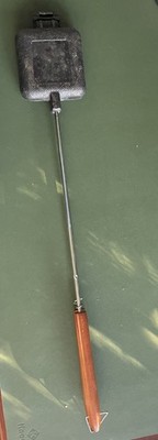 Vintage Toaster Square Sandwich Pie Maker Campfire Cooker Camping 27''