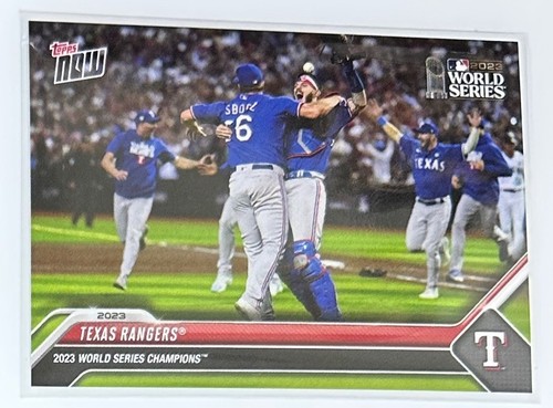 2023 Topps Now WS-1 Texas Rangers