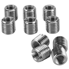 10pcs Self Tapping Thread Insert Externally Threaded Insert Inner M8 X 1.25 O