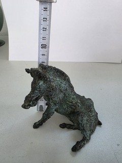 Antike Wildschwein Bronze / Wie Alt ???/ Könnte aus Römerzeit Stammen