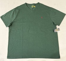 Polo Ralph Lauren Men's 2XB V-Neck T-Shirt Heather Green Classic Fit NWT 59