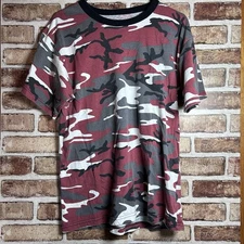 Rothco Red Camo Mens T Shirt Size L