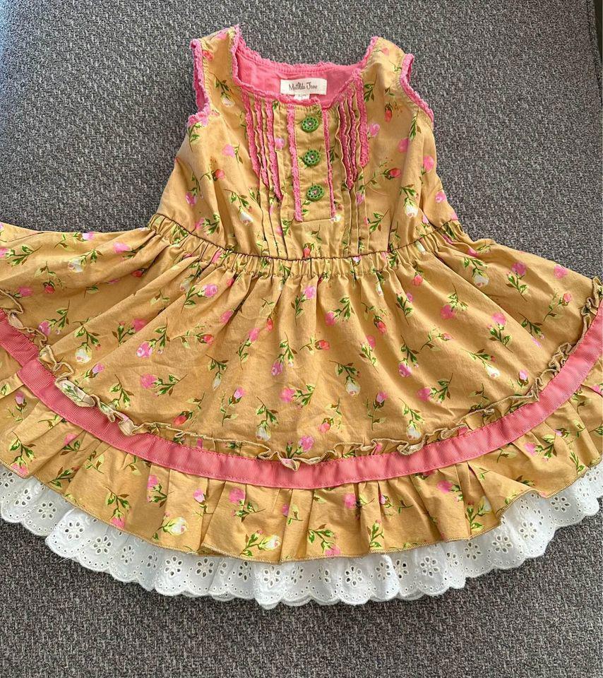 Haut Matilda Jane Fille – Modèle "L'aventure Commence" – Jaune Pâle – Taille 14 – Très Bon état