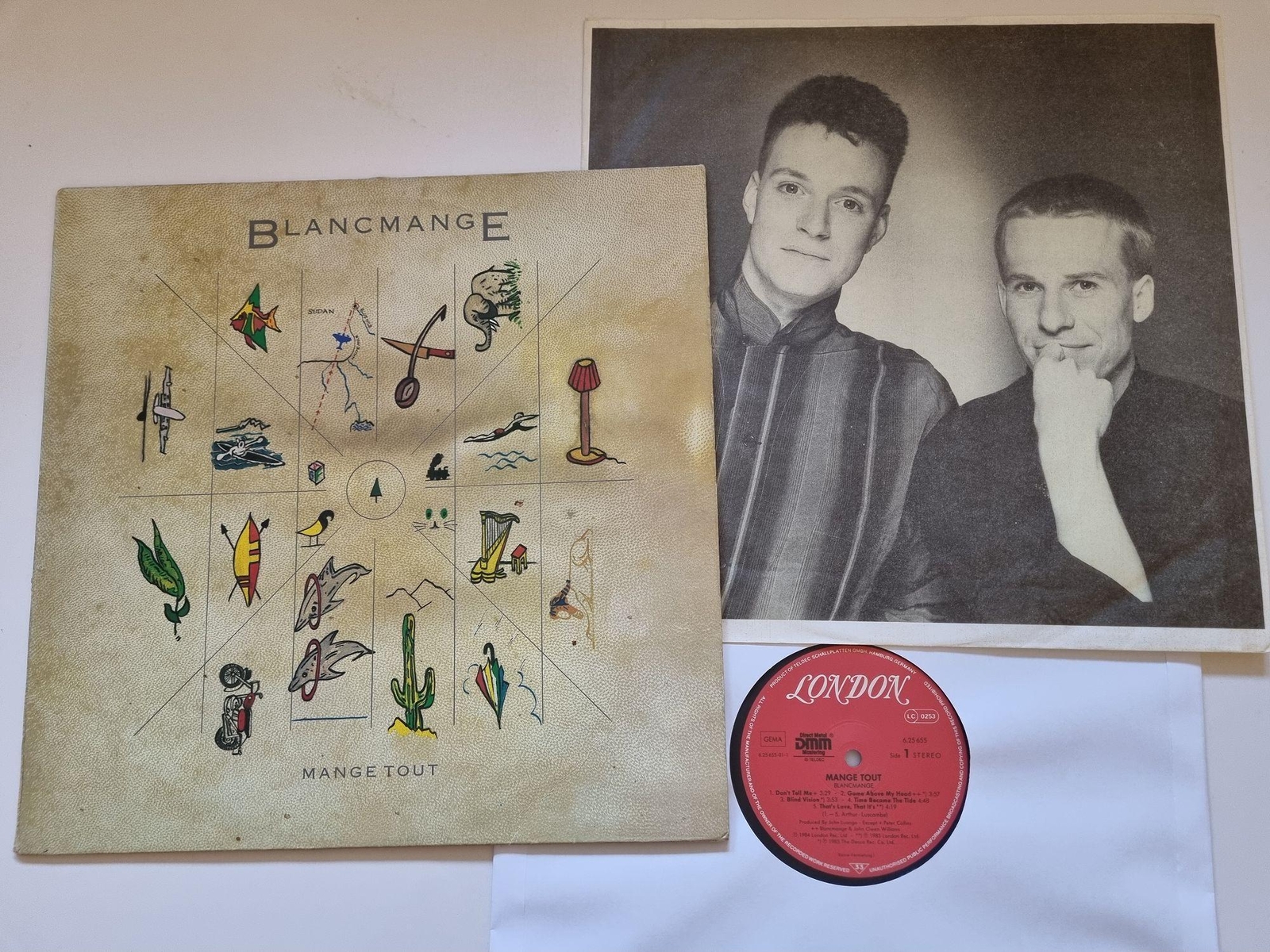 Blancmange - Mange Tout Vinyl LP Germany/ CV ABBA - The day before you came