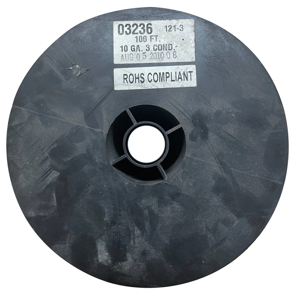 Bonded Parallel Triplex 10/3 Trailer Wire Black Green White 10 AWG 100 FT - USA - Image 3 of 4