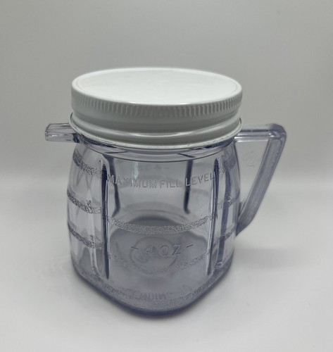 Oster Osterizer Replacement Mini-Blend and Store Container with White Lid 8 oz