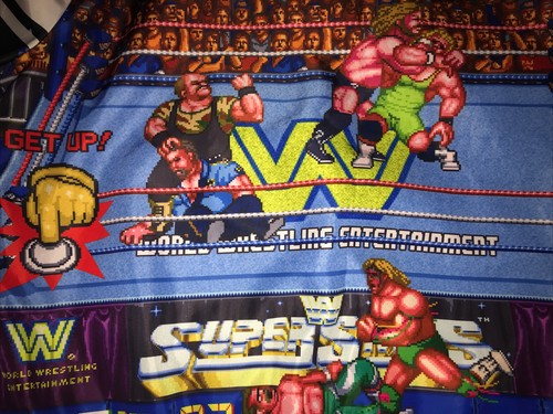 WWF WWE Rare Vintage WrestleFest Chalk line 90s Wrestling Fanimation Jacket Sz M - Picture 6 of 7