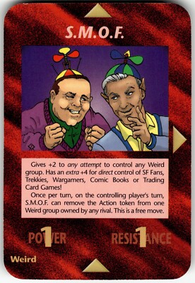 S.M.O.F. Card Unlimited INWO Illuminati New World Order Game 320
