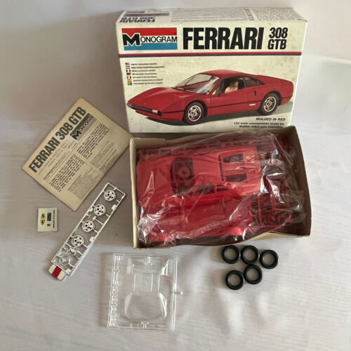 Monogram 1/24 Ferrari 308 GTB 2113 Vintage Model Complete - Opened Box - Picture 2 of 6