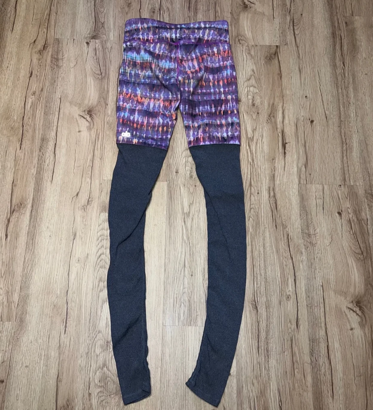 alo-yoga bhatiki storm ribbed goddess high rise leggings