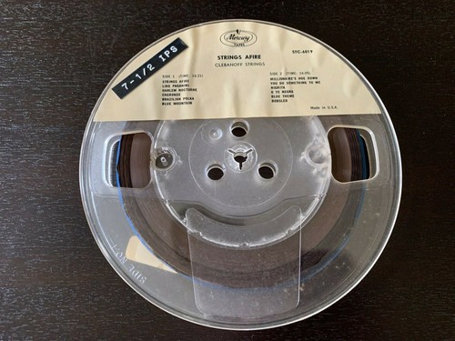 CLEBANOFF and Orchestra "Strings of Fire" 7 1/2 IPS 4-Track Stereo Reel-to-Reel - Picture 4 of 5