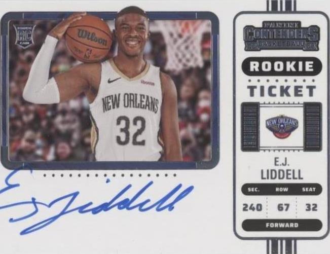 2022-23 Panini Contenders - E.J. Liddell #124 - 1 of 2