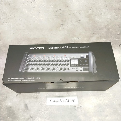 Zoom LiveTrak L-20R Rackmount Digital Mixer Recorder 20ch 22 Input L20R Japan - Picture 10 of 24