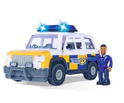 Simba Toys Feuerwehrman Sam Polizeiauto 4x4 mit Figur