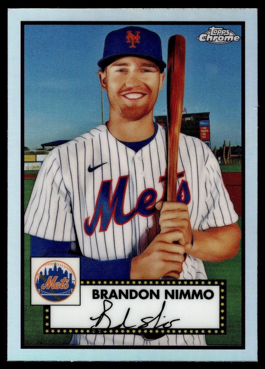 テムエラ・モリソン ハリコンロッテリー　サインポートレート 2021 Topps Chrome Platinum Anniversary Brandon Nimmo Refractor