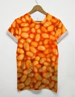 Baked Beans All Over Print T Shirt Top Men Breakfast Brand New Women INCT