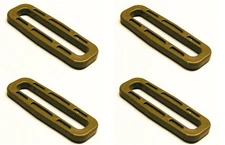 4 x ITW Nexus Tan 500 GhillieTEX IRR 50mm / 2" Plastic Square Rings Loops ( DIY